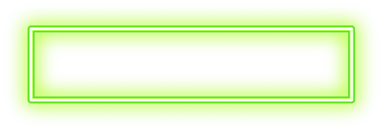 Neon Green Rectangular Frame
